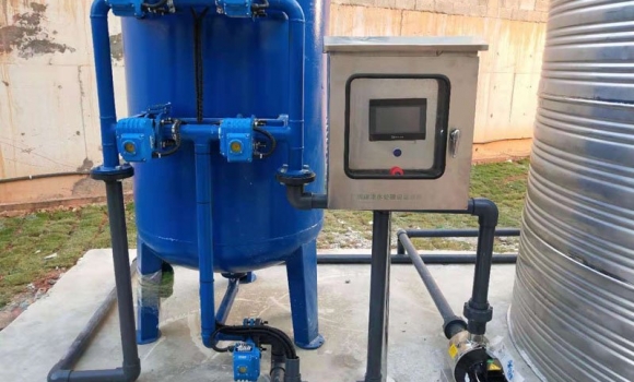 压力式一体化净水器,石英砂过滤器，井水净化设备 全自动压力式净水器