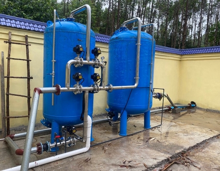 贵州晴隆县10吨压力式一体化净水设备